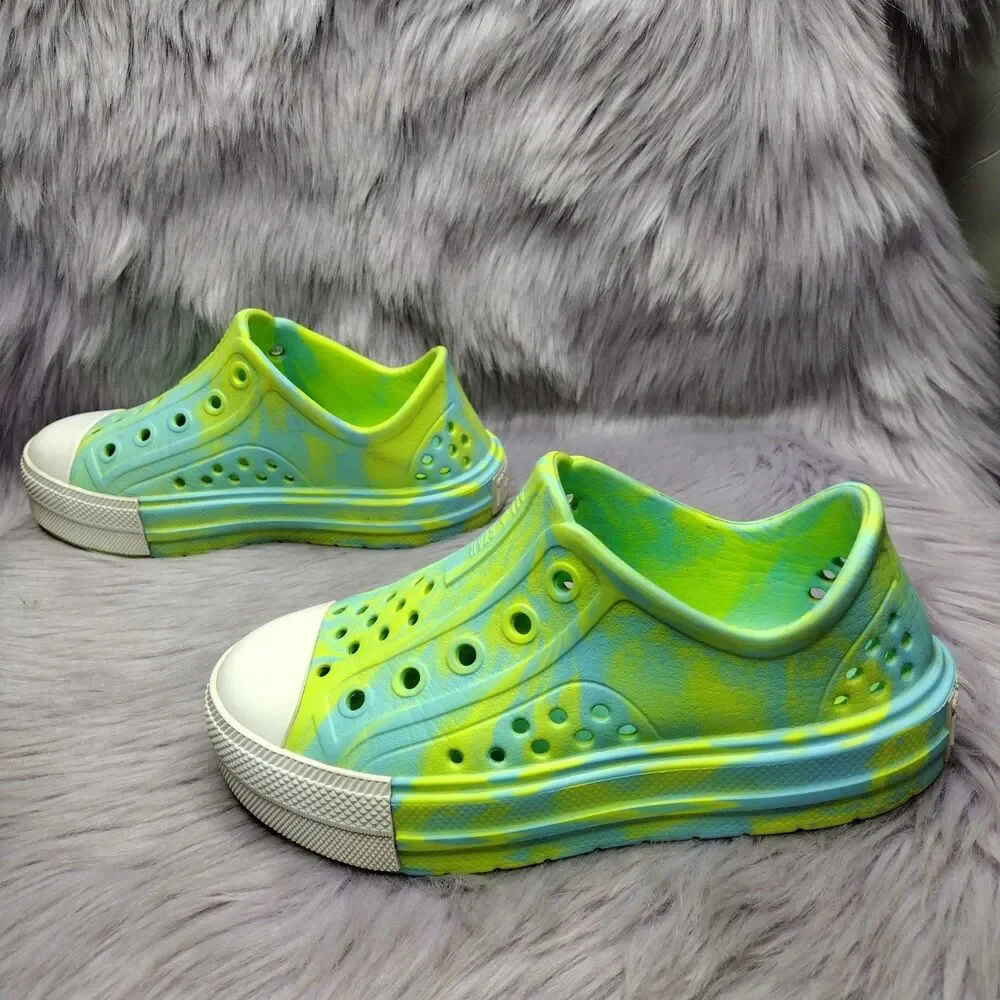 Converse Taylor All Star Play Lite CX Rubber Shoes Kids Size 13 Green Blue